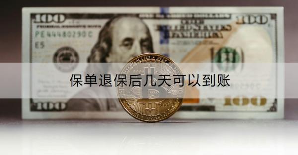 保單退保后幾天可以到賬？退保需要注意什么？