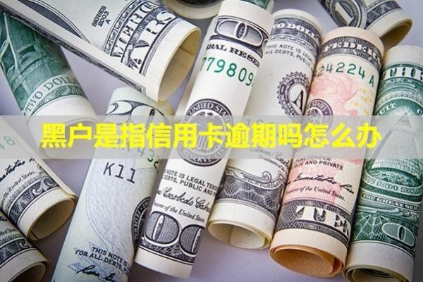 黑戶是指信用卡逾期嗎怎么辦？
