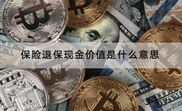 保險(xiǎn)退?，F(xiàn)金價(jià)值是什么意思？退保有哪些方式？