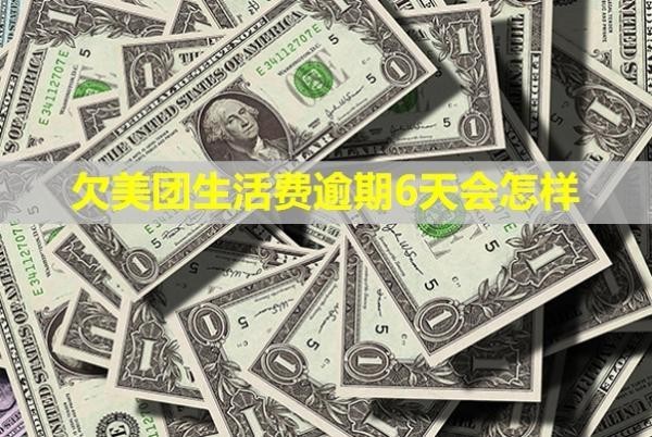 欠美團(tuán)生活費(fèi)逾期6天會怎樣？會讓全部還款嗎？