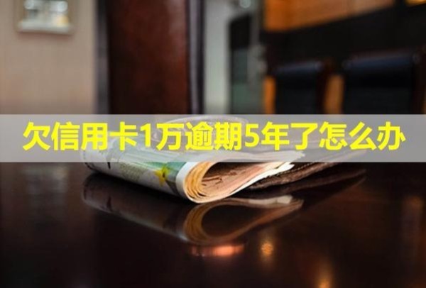 欠信用卡1萬逾期5年了怎么辦？會坐牢嗎？