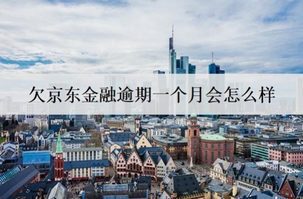 欠京東金融逾期一個月會怎么樣？會面臨這些后果