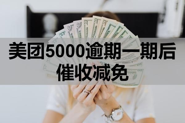 美團(tuán)5000逾期一期后催收減免政策有哪些？怎么操作？