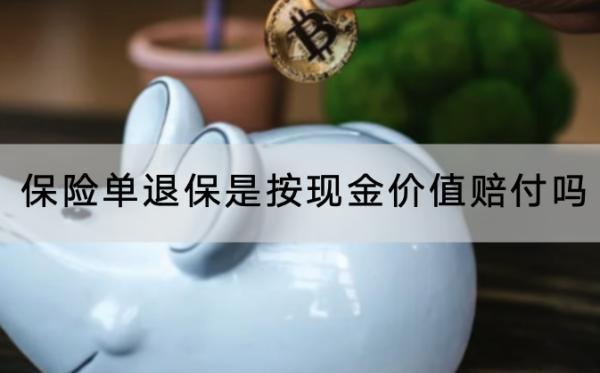 保險(xiǎn)單退保是按現(xiàn)金價值賠付嗎