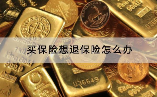 買保險(xiǎn)想退保險(xiǎn)怎么辦