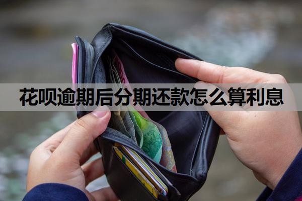 花唄逾期后分期還款怎么算利息